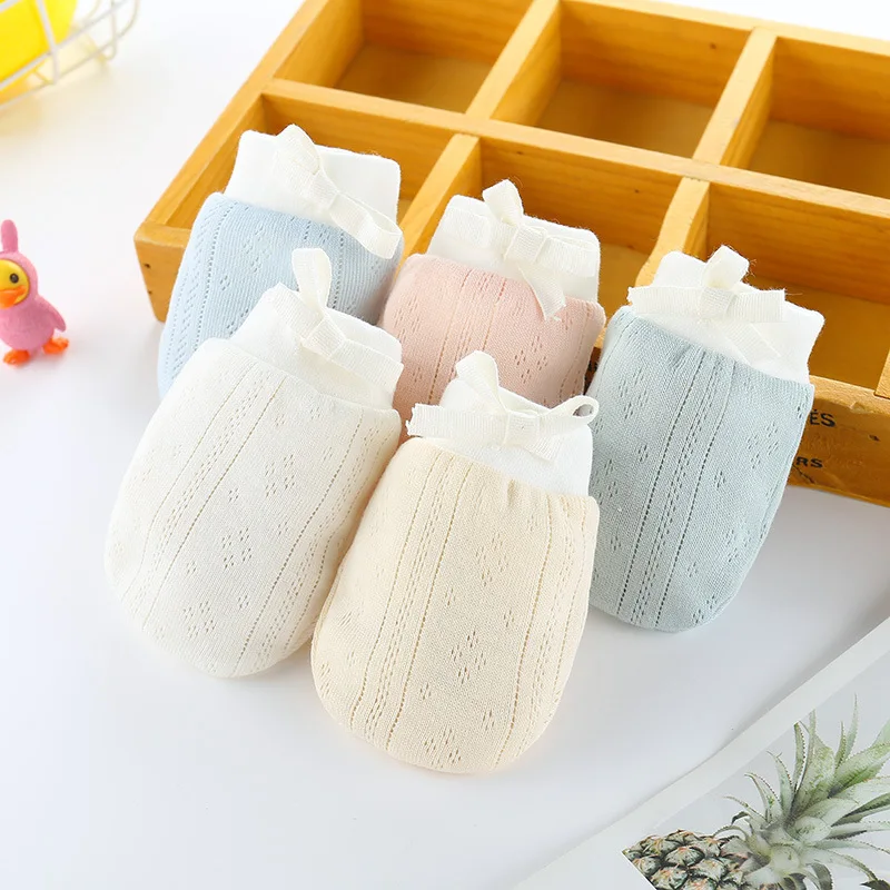 Newborn Baby Protection Stuff Unisex Baby Boy Girl Anti-Grabbing Mittens Infant Adjustable Anti Scratching Gloves Kids Gloves