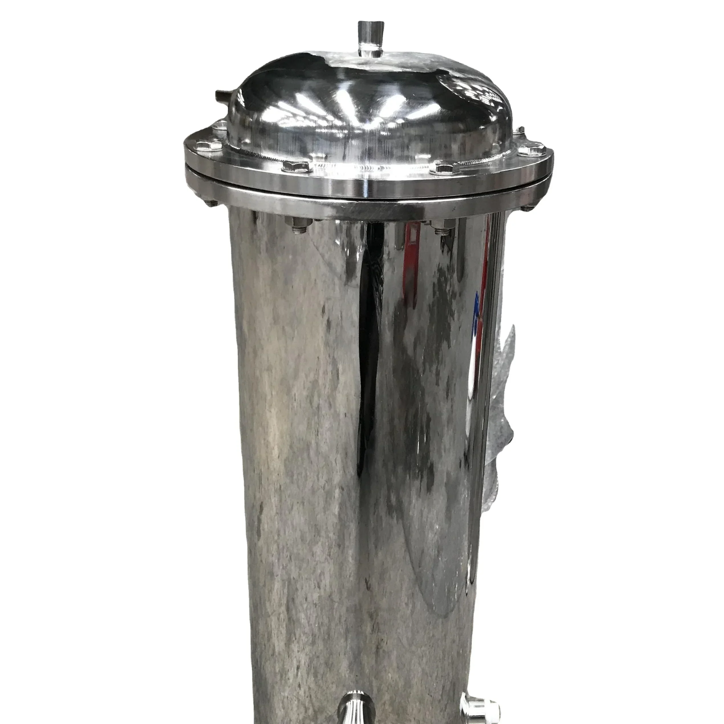 5 cores 20 inch Industrial Filter Housing Manufacturer Liquid Water Purifying Stainless Steel Bag Filter Housing Supplier