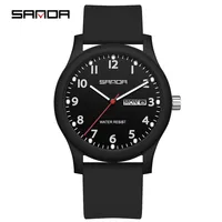 SANDA 3263 Clock Minimalist Style Calendar Waterproof 2 Women's Minimalist Women's Quartz Watch