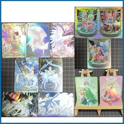 Anime bogini historia DIY ACG Kinomoto Sakura Li Syaoran Rem Premium Flash Card chłopiec gry zabawki urodziny prezenty karty kolekcjonerskie