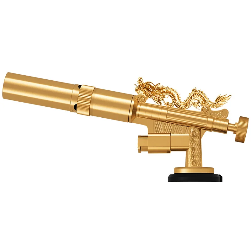 

New Flame Gun Dragon Metal Clip-On Portable Torch Gun for Home Use Outdoor BBQ Igniter Handy Lighter for Camping And Grill