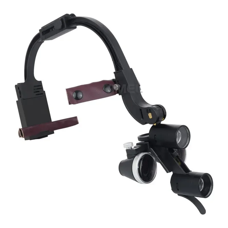 5W Dental LED Surgical Headlight 6X Magnifier Binocular Loupes Rechargeable Lab Dental Equipment