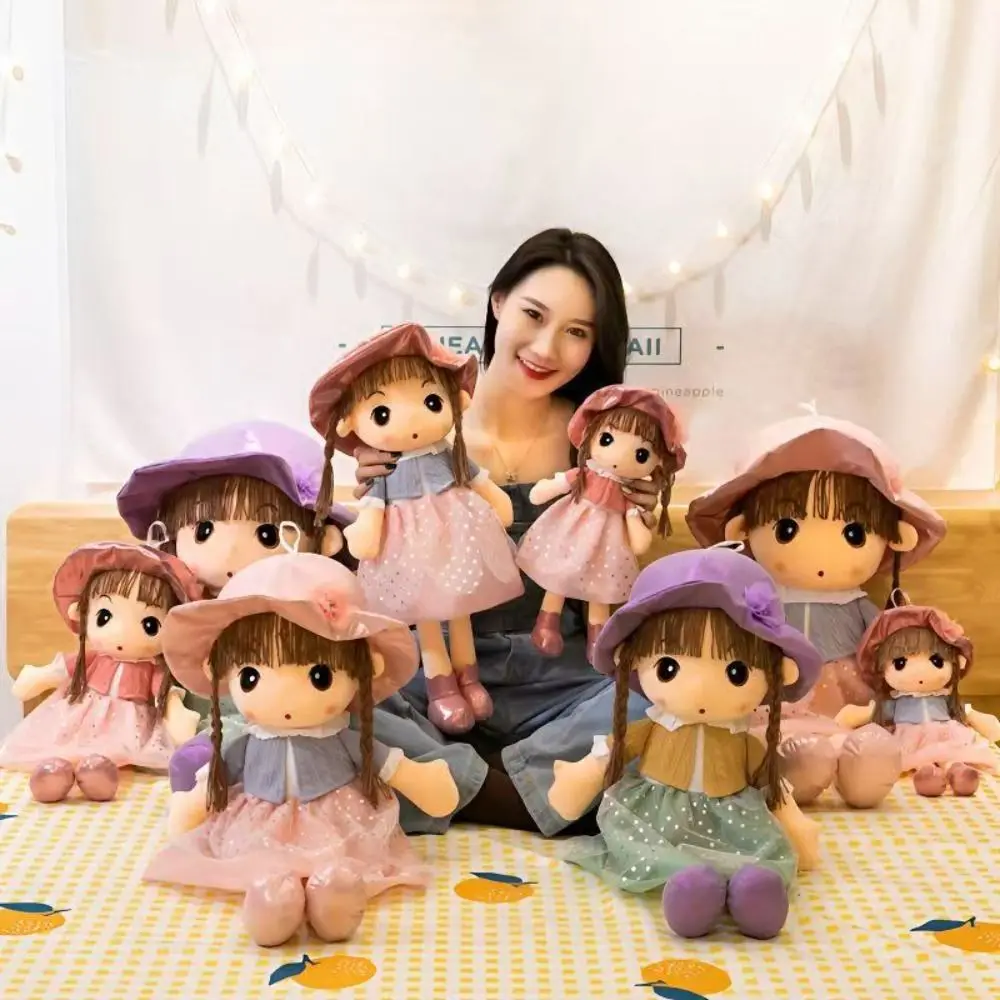 

Stuffed Animal Dolls Cartoon Sweetheart Doll Cute Design Soft Gril Plush Toy Rag Doll Style 45CM Girl Stuffed Toys Bed Pillow