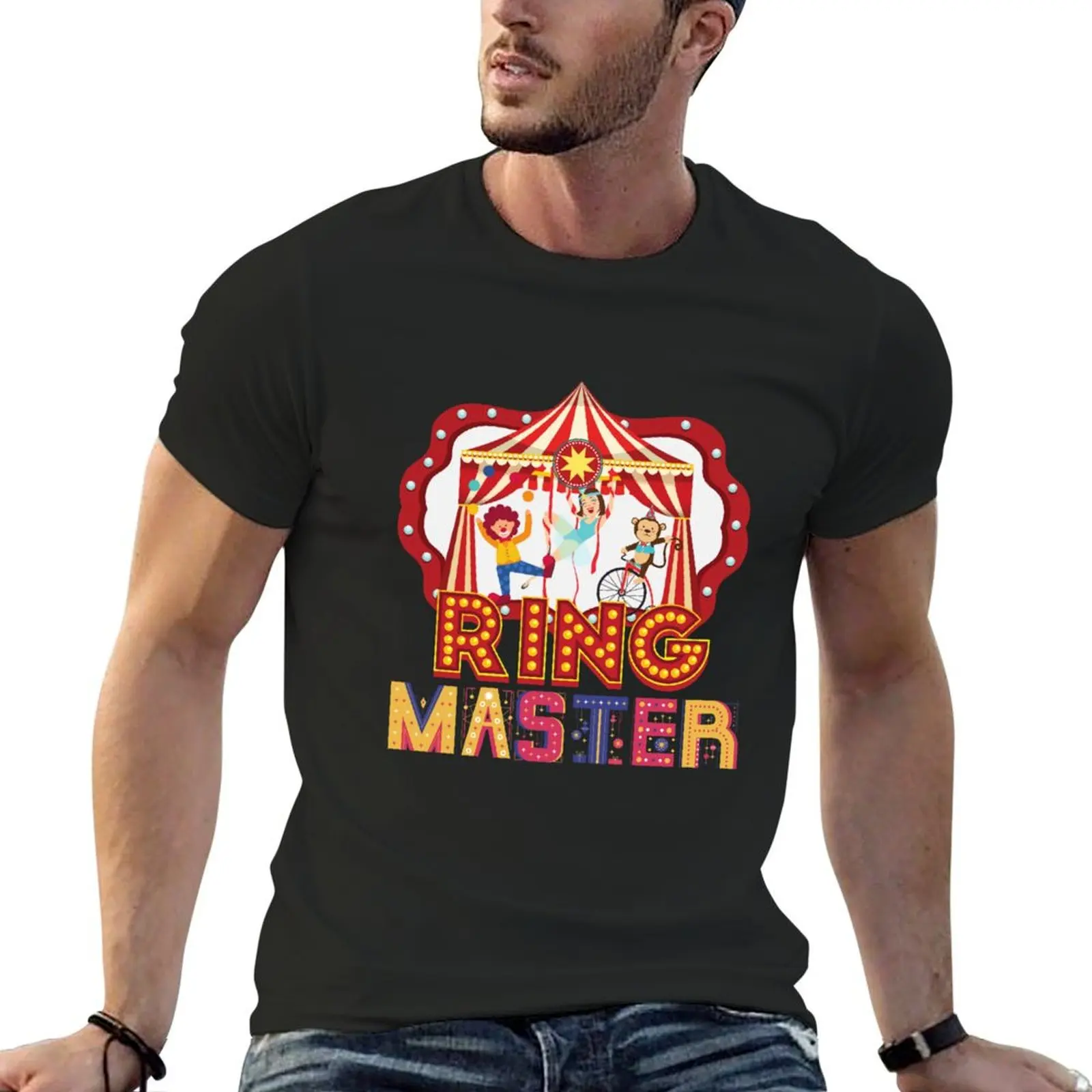 Circus Ringmaster T-Shirt anime figures street wear fruit of the loom mens t shirts