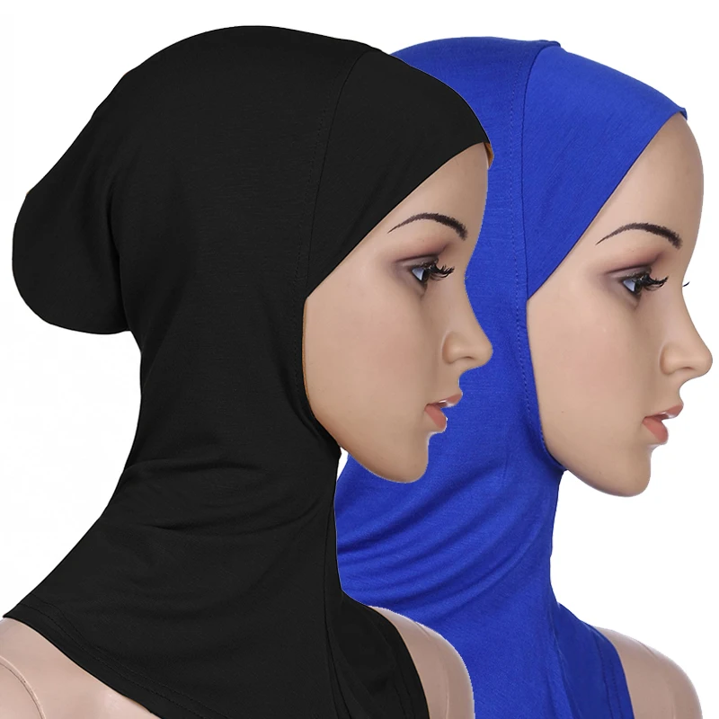 

Women Lady Ninja Head Cover Cotton Muslim Headscarf Inner Hijab Caps Islamic Underscarf Ninja Hijab Scarf Hat Cap Bone Bonnet