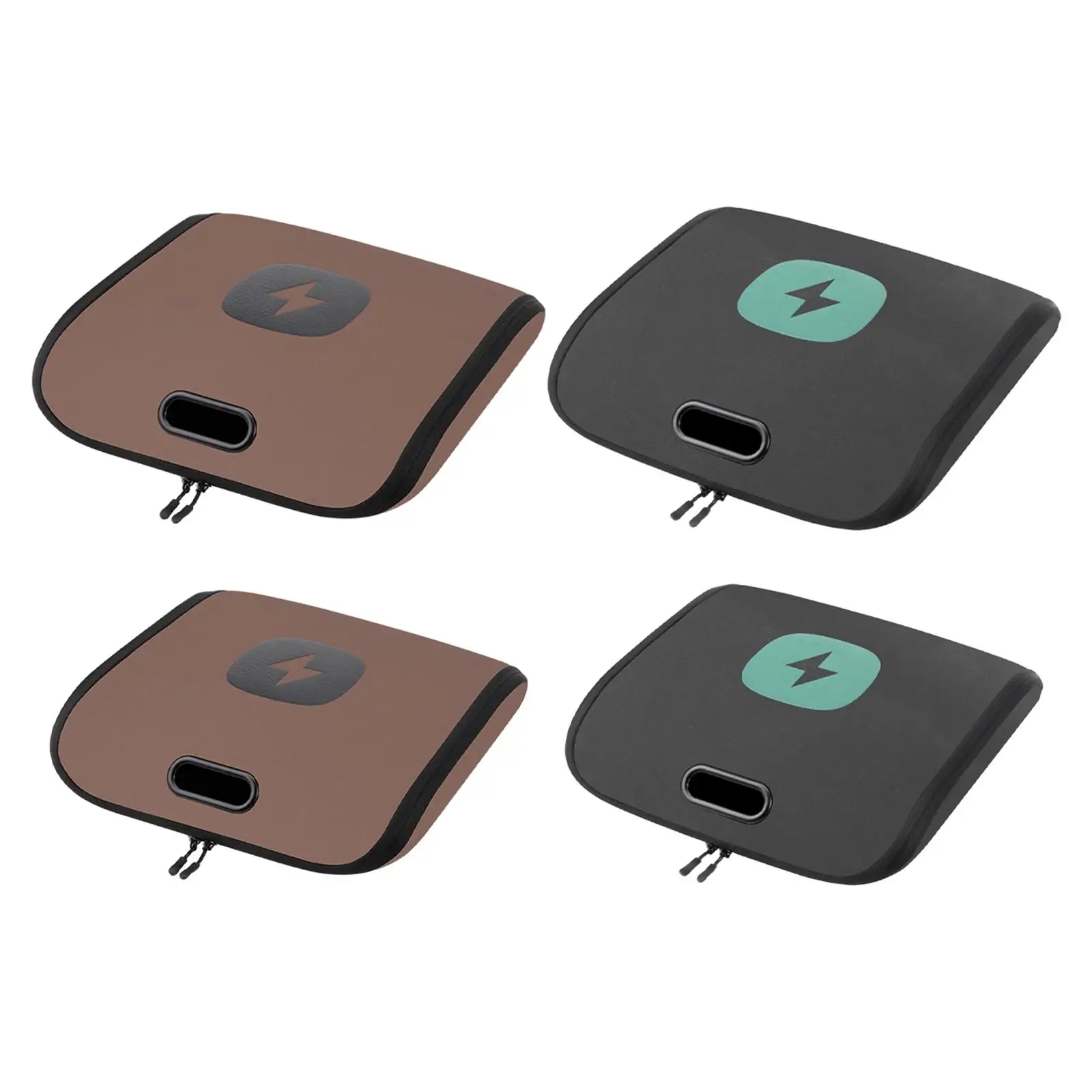 

Spacious EV Charger Cable Storage Bag Soft Velvet Lining Shockproof Organizer Case Hook and Loop Fastener for Auto