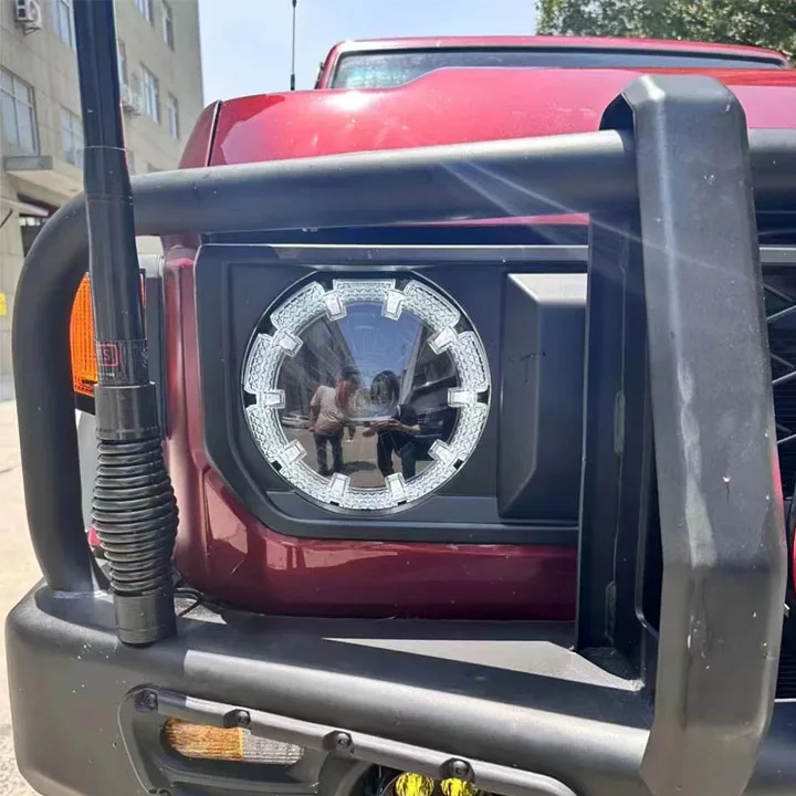 طقم هيكل لاند كروزر LC70 LC76 LC79 FJ70 71 76 79 2002-2022 ترقية 2024 نمط مصدات غطاء محرك السيارة عالية الجودة