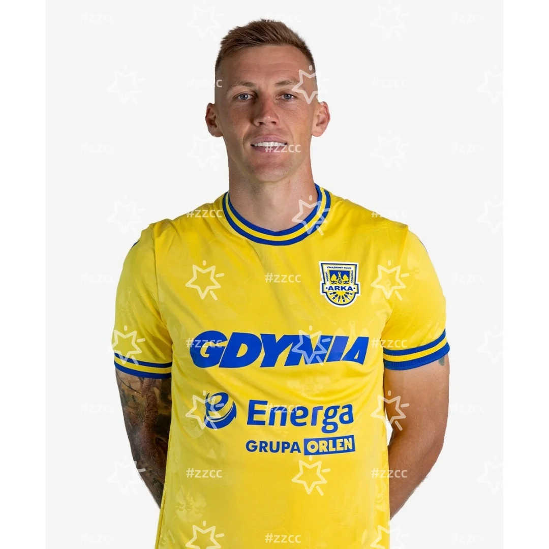 

25-26 Ekstraklasa Arka Gdynia домашний футбольный трикотаж, осенняя спортивная быстросохнущая мужская футболка, детская одежда, футболка Y2k Woman