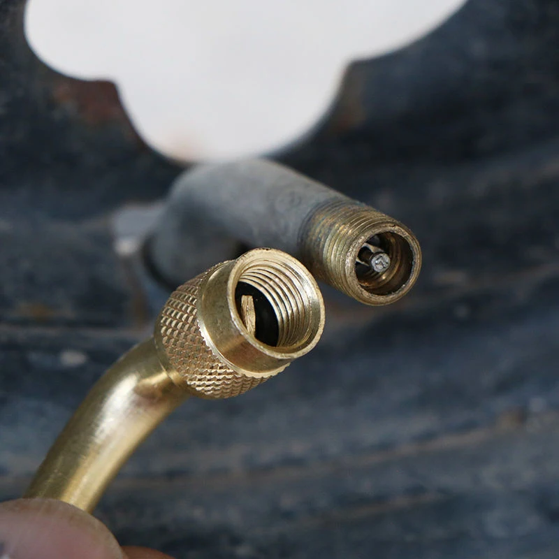 Bike Motorcycle Car Accessories 45/90/135 Degree Air Tyre Valves Brass Extension Car Truck Bike Motorcycle Wheel Tires Parts