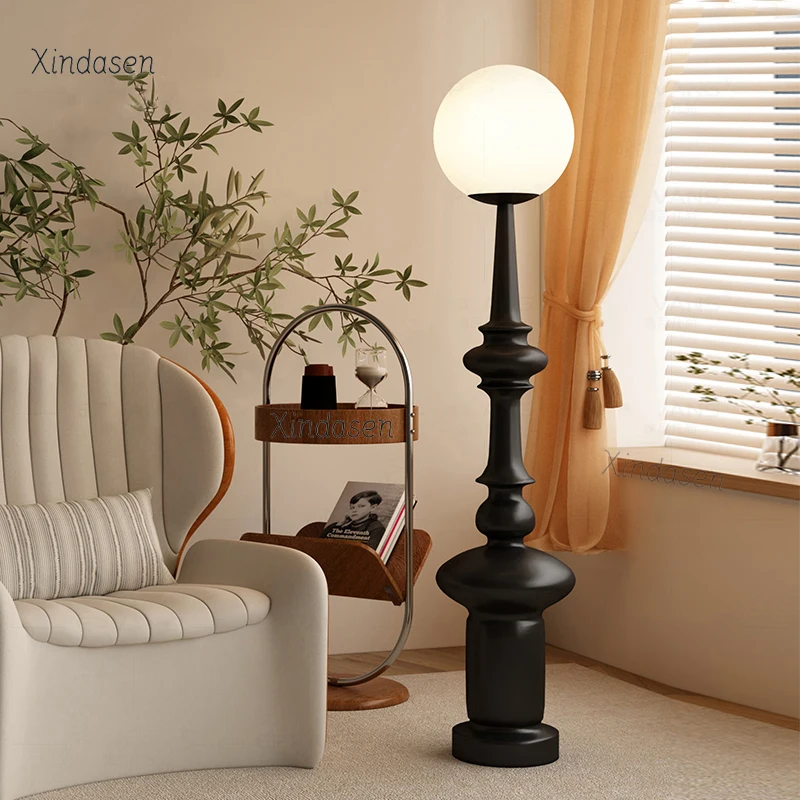 

Ретро светодиодный торшер для гостиной, атмосфера, напольный светильник, колонна, торшер для спальни, дивана, кабинета, отеля, прикроватная настольная лампа