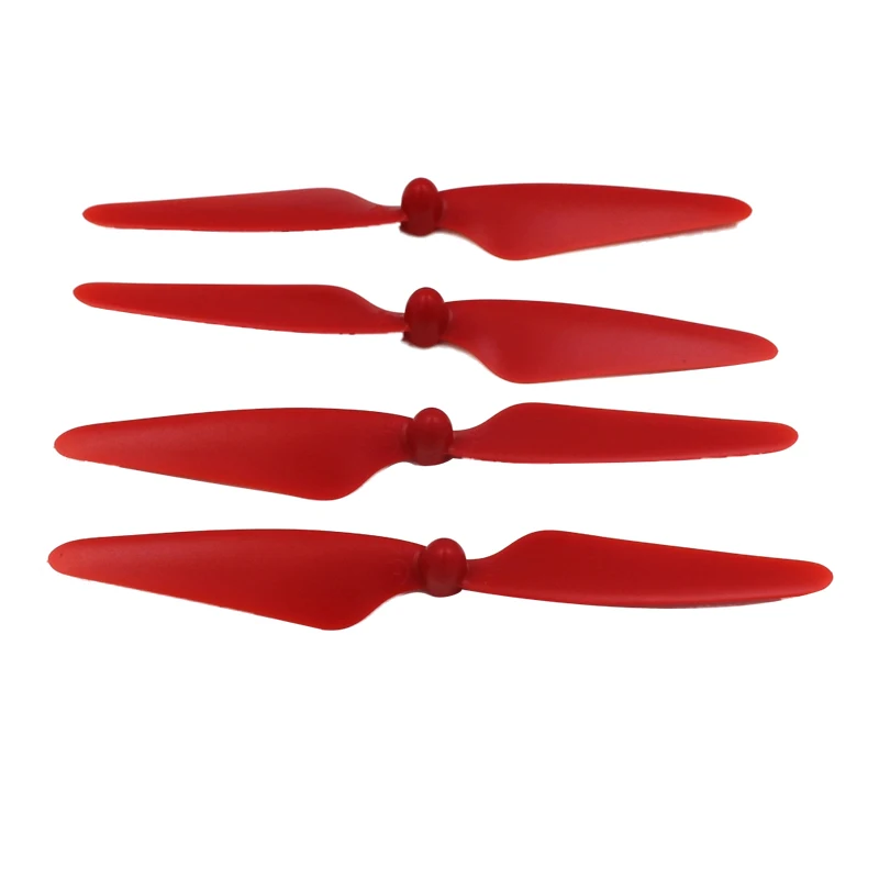 4Pcs For Hubsan H501S X4 RC Quadcopter Propellers Blades 2CW/2CCW, Red