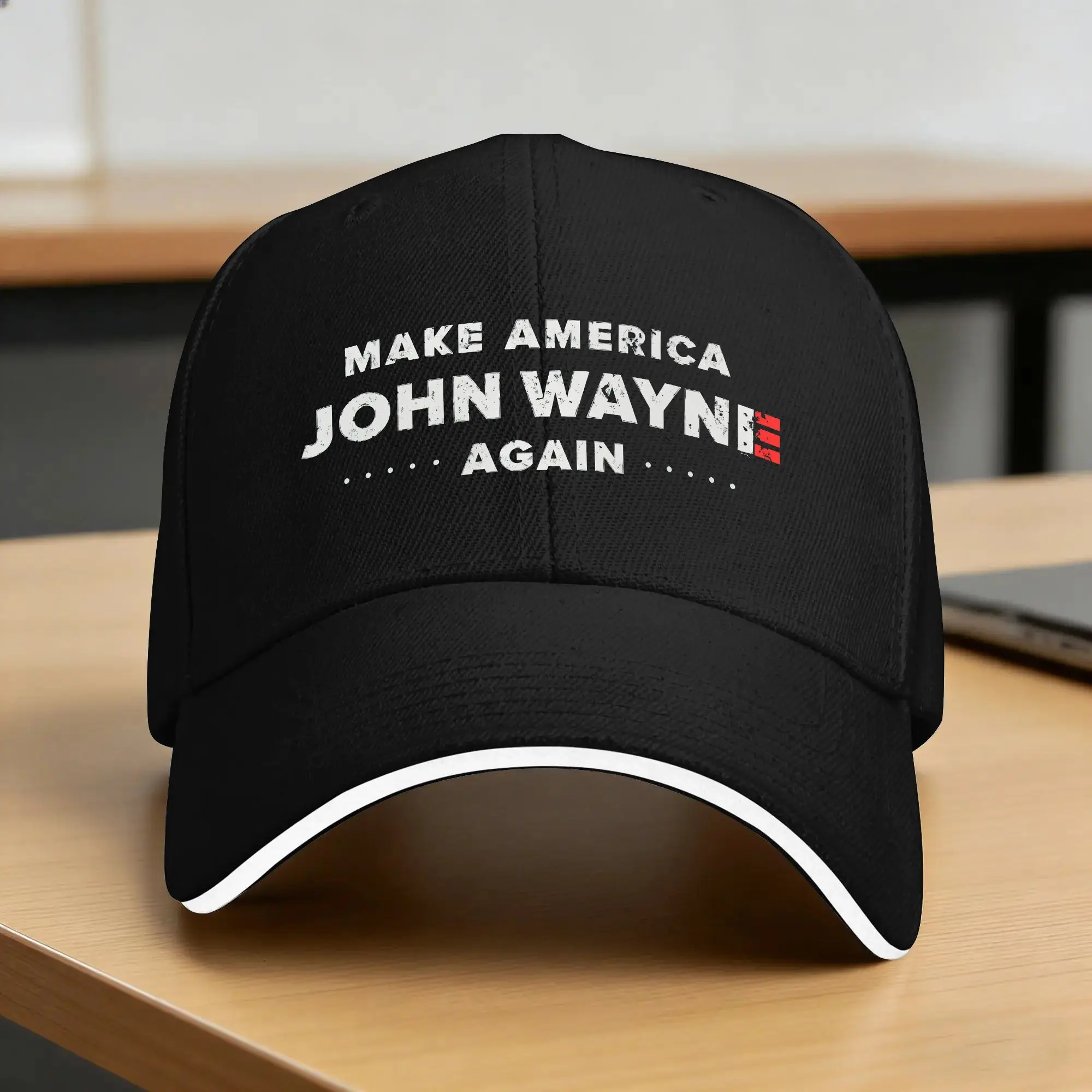 Make America John Wayne Again Casual Baseball Cap Summer  Trucker Hat Hot Sale  Men Women Fitted Retro Baseball Caps