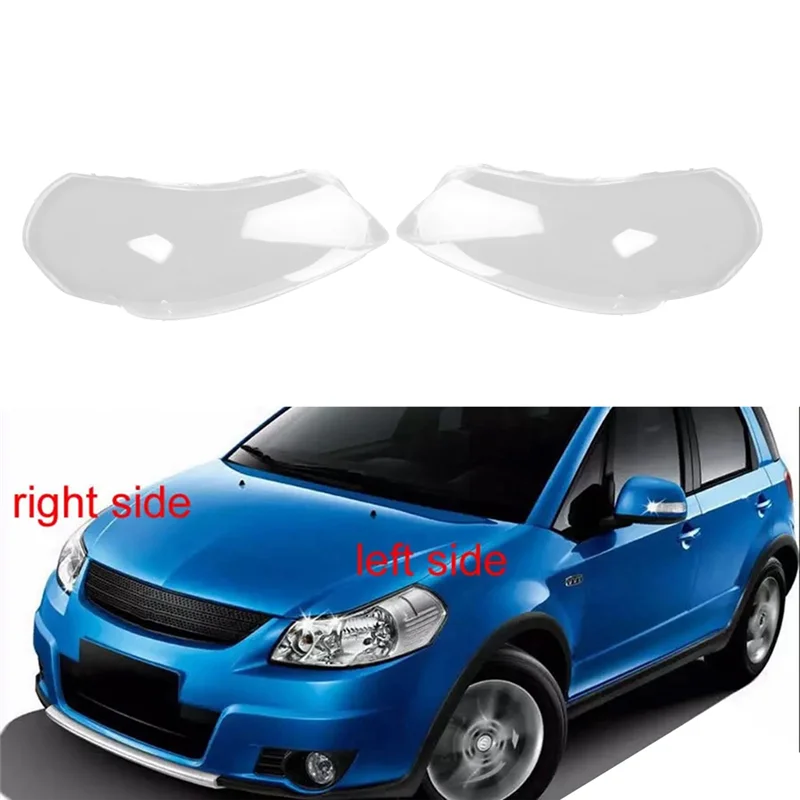 

Exclusive 1Pair Front Headlight Lens Lampshade Shell For Suzuki SX4 2006-2016 Headlamp Lights Glass Cover Replacement Auto Shell
