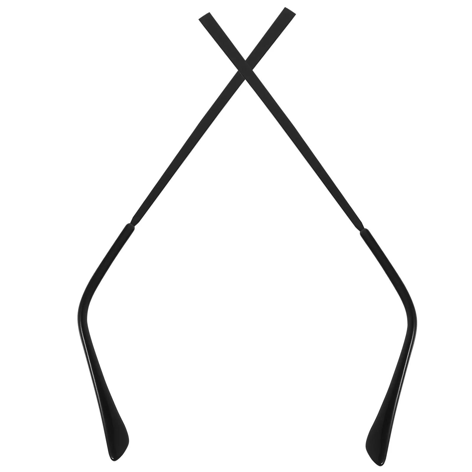 

1 пара металлических дужек для очков, универсальные, для ремонта, комфортные, с облегчением давления на уши, стильные, глянцевые