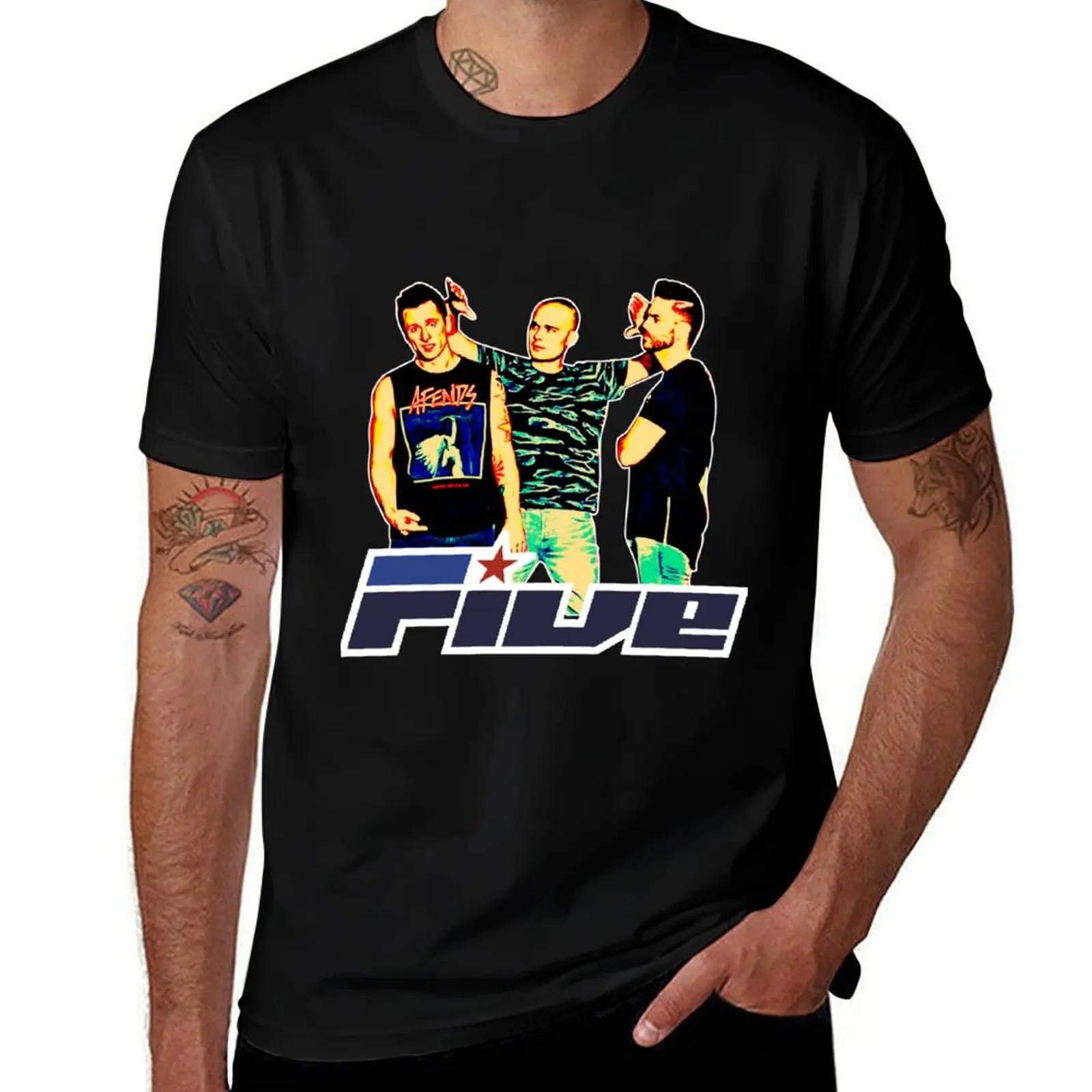 

5Ive T-Shirt men t shirt cotton 100% t shirt personalised g man t shirts for men T-Shirt