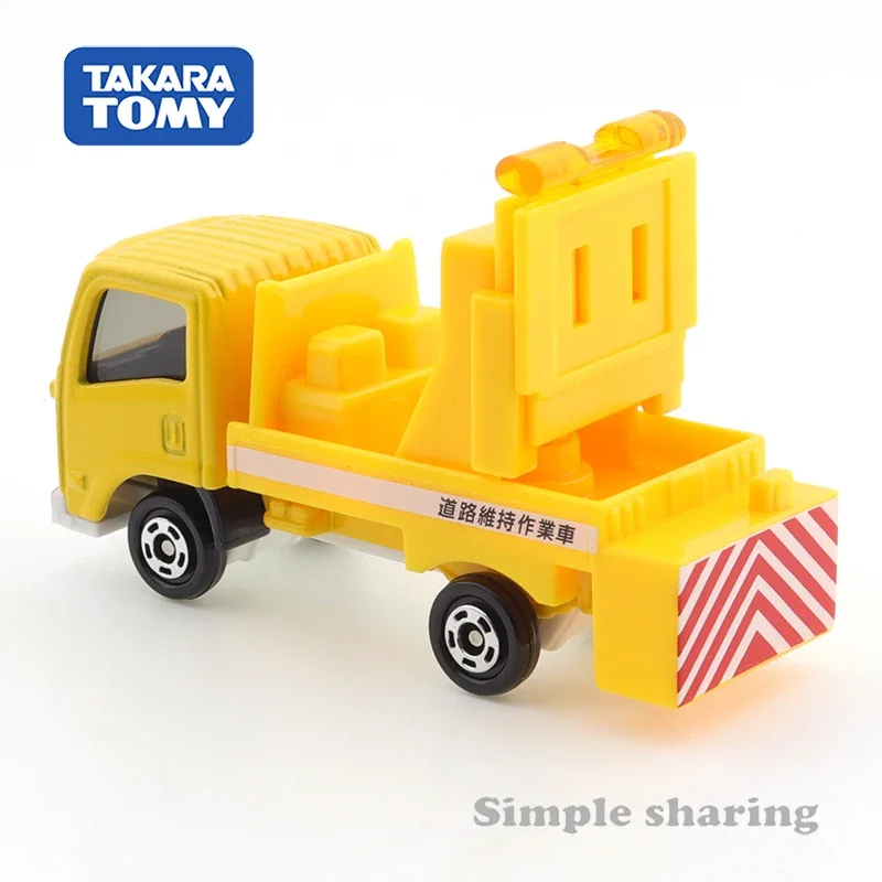 Takara Tomie No.26 Isuzu Elf Signalering Vrachtwagen Auto Legering Speelgoed Motorvoertuig Diecast Metalen Model Verzamelen Jongen