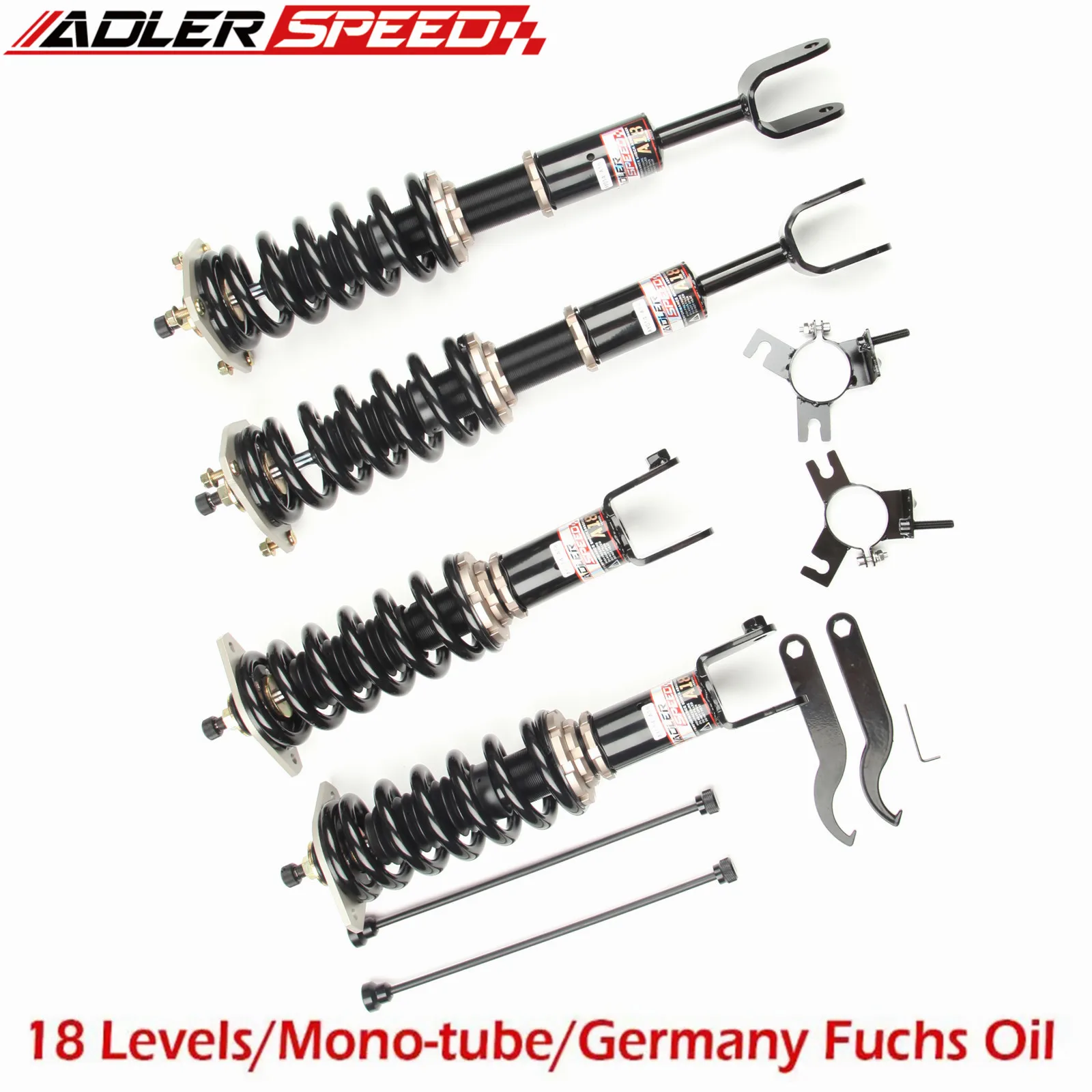 

ADLERSPEED 18 Way Adjustable Coilovers Suspension Kit For 350Z 03-09 G35 Coupe Sedan 03-07
