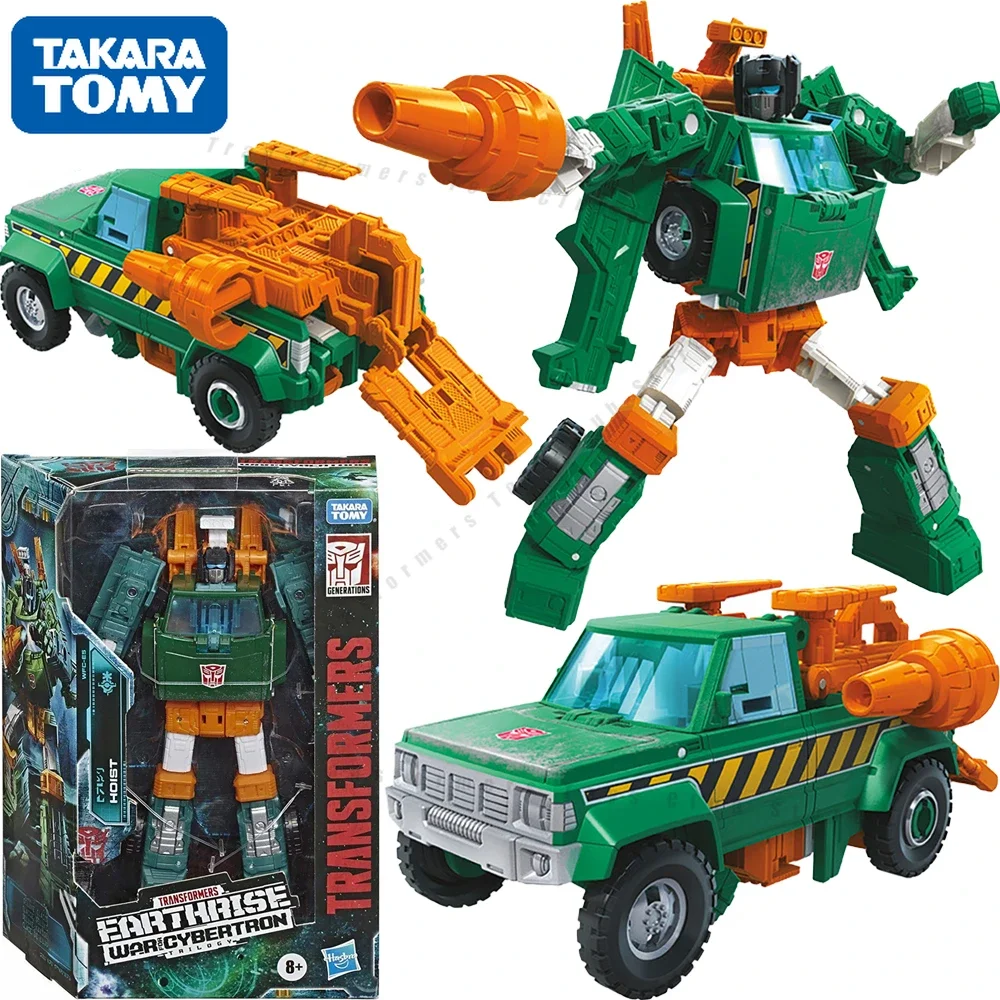 In Stock TakaraTomy Transformers Generations War for Cybertron Earthrise Deluxe Class Hoist WFC-E5 Collection Action Figure Toys