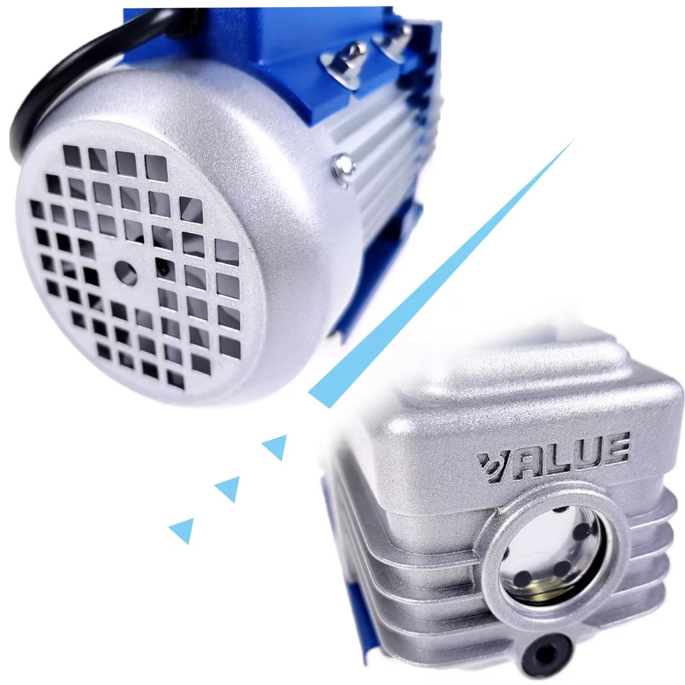 Mini draagbare vacuümpomp 150W FY-1H-N Airconditioni Fluoridetool toevoegen Vacuümpompset Met koelmiddeltafel