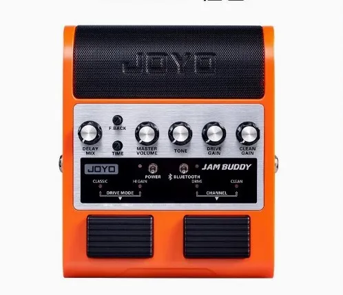 Electric Guitar Effects Pedal Speaker JamBuddy Portable Guitar Practice Amp Pedal All-in-One Rechargeable Guitar Amplifier