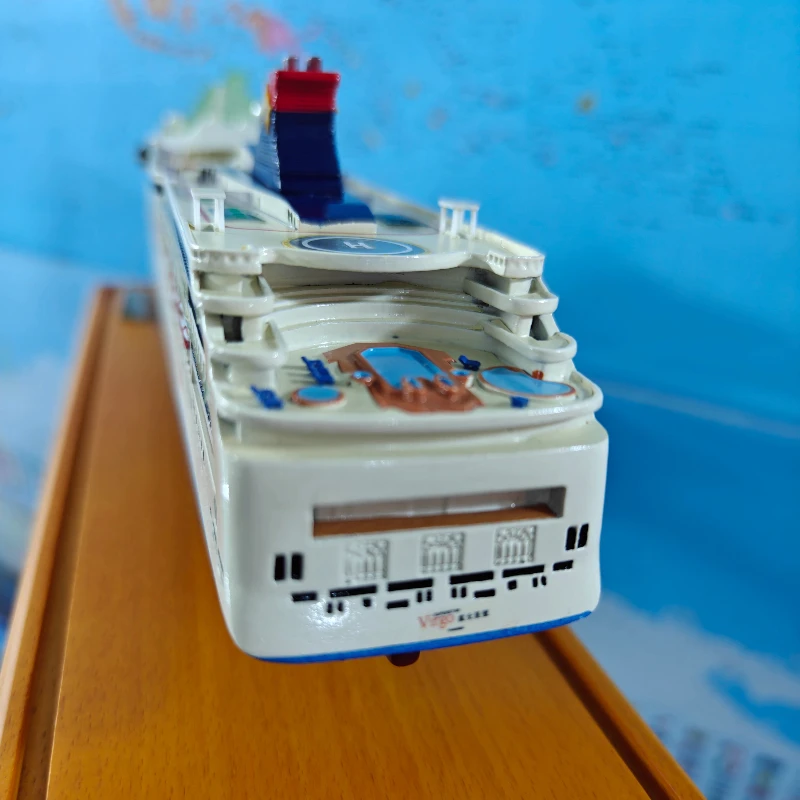 Modelo de crucero de 43CM, adornos estáticos y regalos de modelo de barco de Metal, colección conmemorativa de decoración del hogar