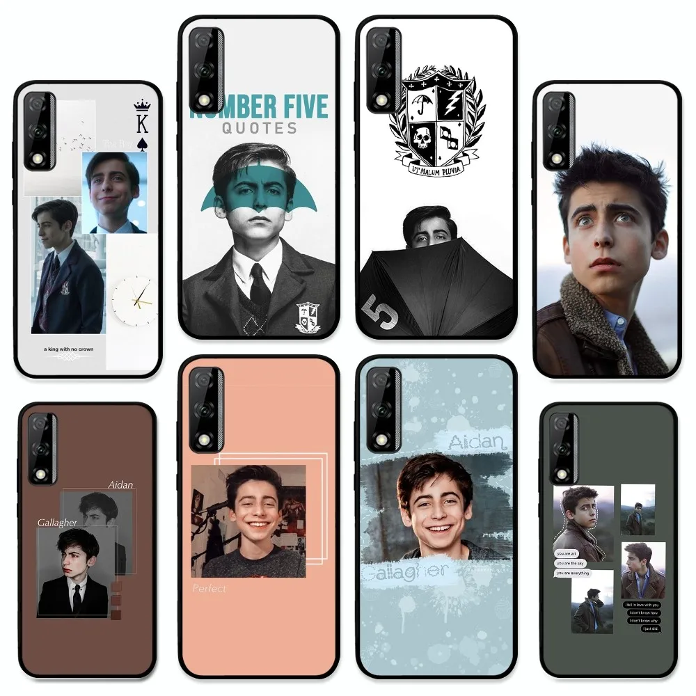 Number Five Aidan Gallagher Phone Case For Huawei Y9 6 7 5 Prime Enjoy 7s 7 8 plus 7a 9e 9plus 8E Lite Psmart Shell