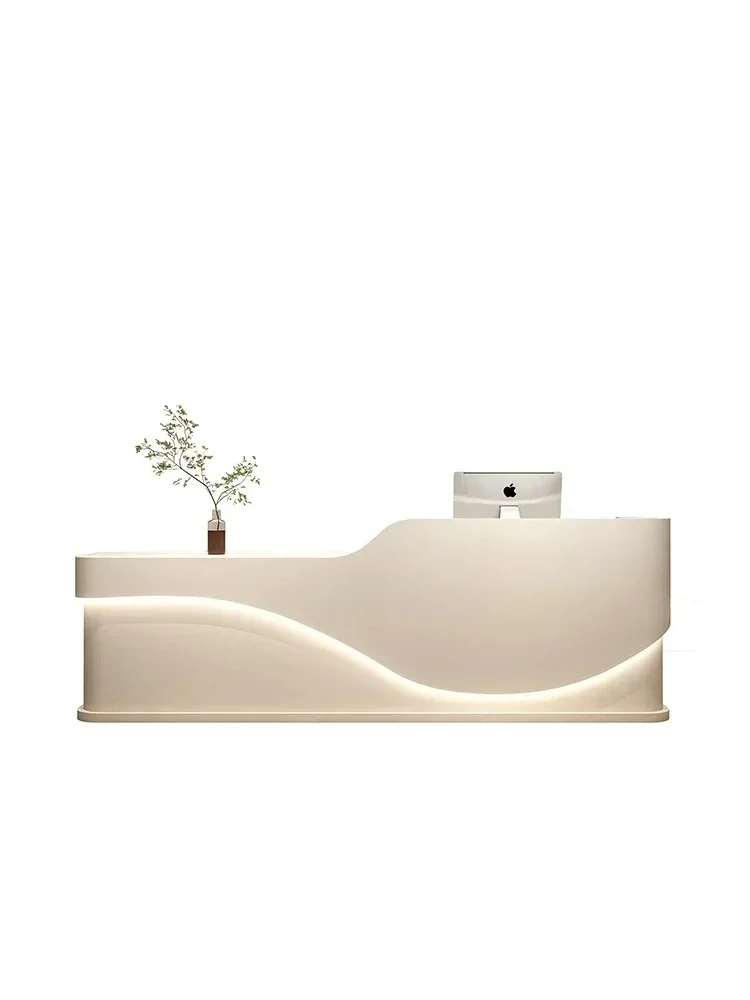 Beauty Salon Bar Counter, Cash Register, Lacquer Front Desk, Clothing Store, Dental Clinic, Dental Medical Beauty Reception Desk