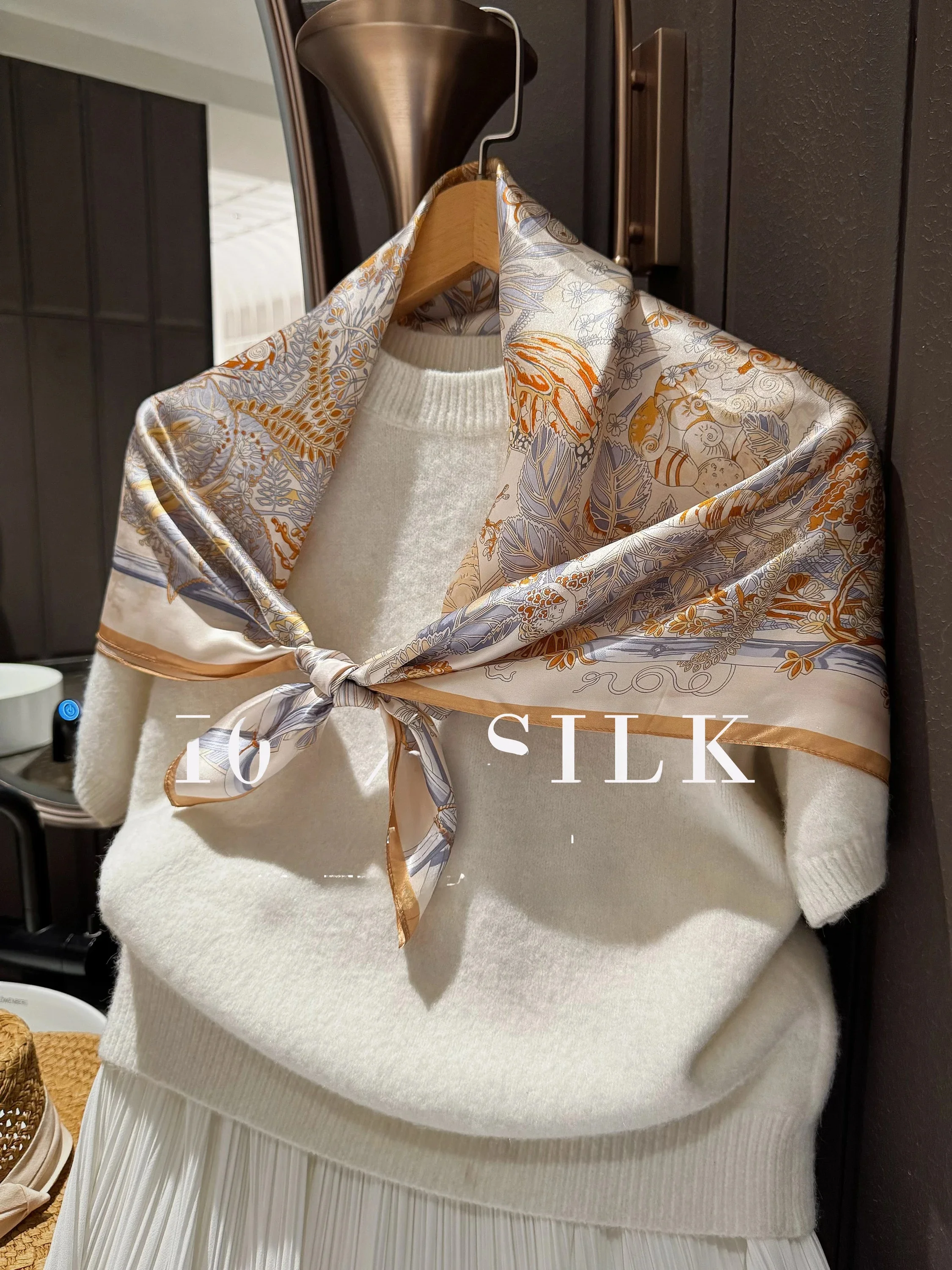 100-silk-square-scarf-floral-print-versatile-light-brown-silk-chiffon-wrap-elegant-ageless-design-for-all-seasons-women's-ac