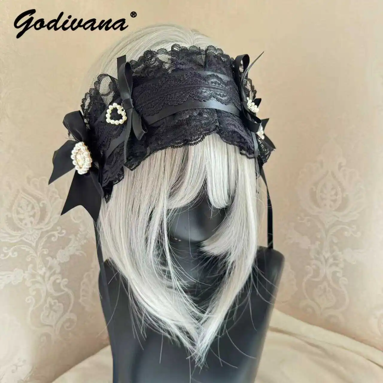 Japanese Mine Mass-produced Headband Lolita Harajuku Cute Girls Headwear Subculture Y2K Headgear Maid Style Women's Hairband