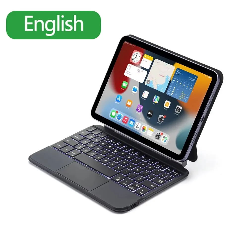 Goojodoq Magische Keyboard Case Voor Ipad Mini 6 6e Generatie Zwevende Cantilever Stand Multi-Touch Trackpad Voor Ipad Mini 6