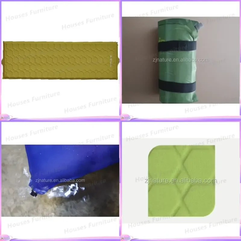 Portable Ultra Light Waterproof Camping Sleeping Mat Outdoor Insulated Foam Pad for Hiking Backpacking Travel Self Inflating