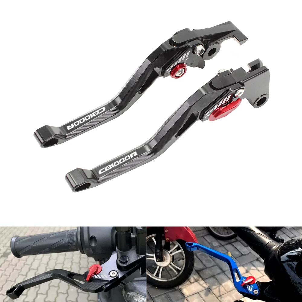 For Honda CB1000R 2008-2016 Black CNC Brake Clutch Levers Motorcycle Accessories Handles with Logo Enhanced Control And Style