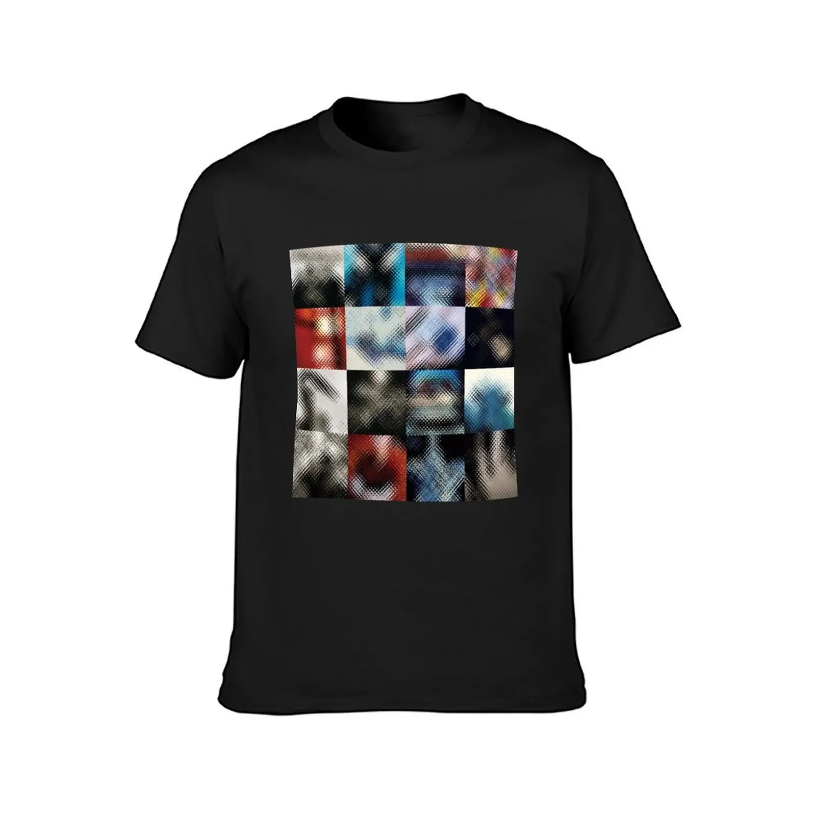 u2 achtung baby glass effect T-Shirt sublime Aesthetic clothing customizeds T-shirts for men cotton