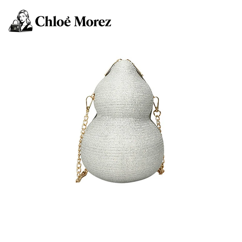 

Calabash Bag, Personalized and Creative Small Bag, Fashionable Shoulder Bag, Women's Versatile Chain