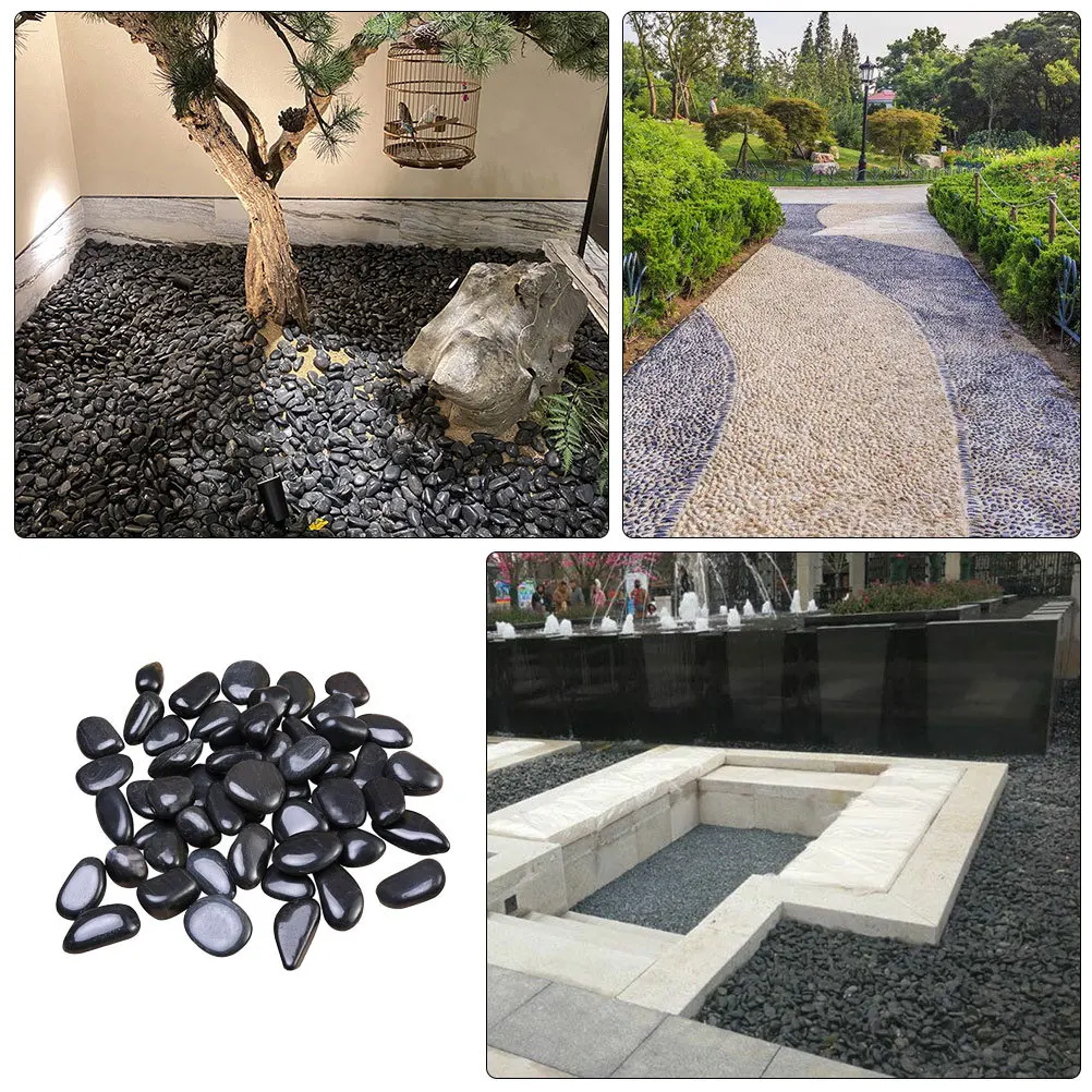 

1 set 1 Set Of Landscape Rocks Natural River Stones For Aquarium Fish Tank Decor Outdoor Landscaping Rocks Decorative