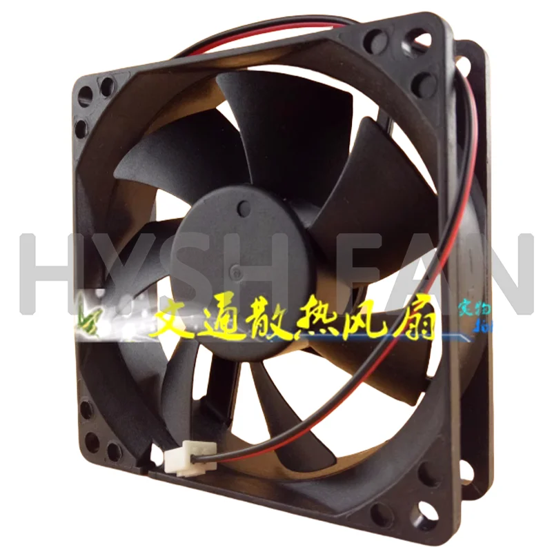 Ventilador de refrigeração de 2 fios, novo modelo fd1280s1011e, dc12v, 0.18a, 8025, 8cm