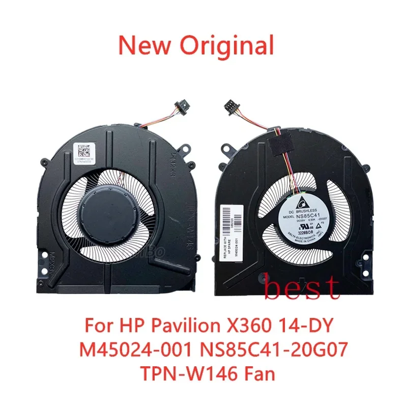 

New Original laptop CPU cooling fan for HP Pavilion x360 14-dy M45024-001 NS85C41-20G07 TPN-w146 fan