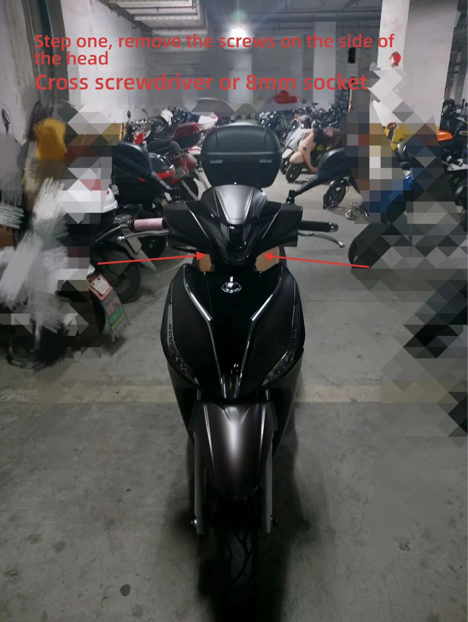 For KYMCO PEOPLE S modified windshield