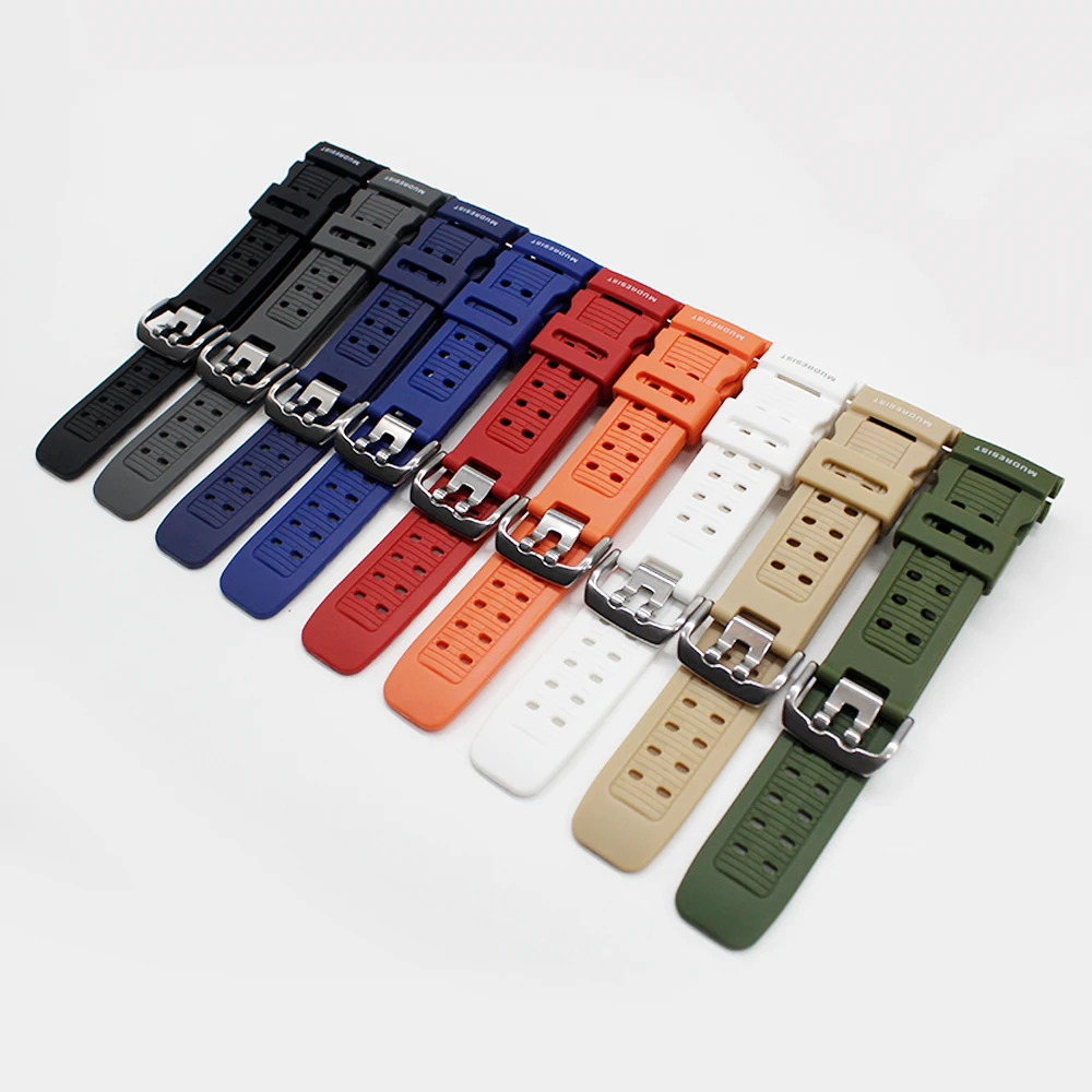 Pulseira de borracha macia para GW-9000 G-9000/9010 pulseira de relógio esportivo pulseira tpu acessórios de relógio