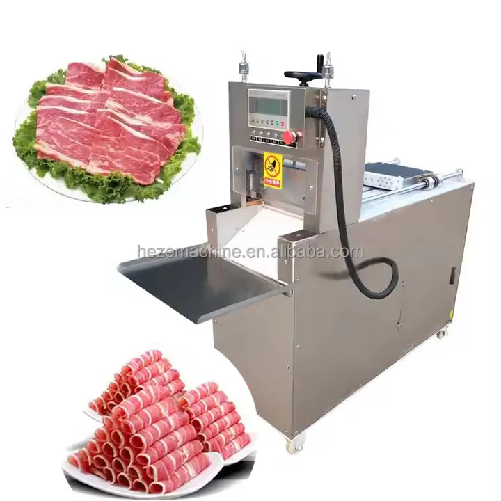 

Hot Pot Frozen Meat Slicing Machine Pork Lamb Cow Beef Mutton Roll Slicer Cutting Machine