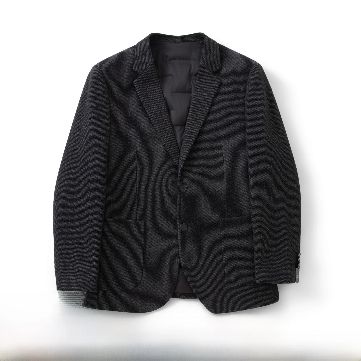 

Italian High-End Acetate Wool Men's Faion Lightweight Luxury Autumn Winter down Jaet Goose down Filling Busin Sle