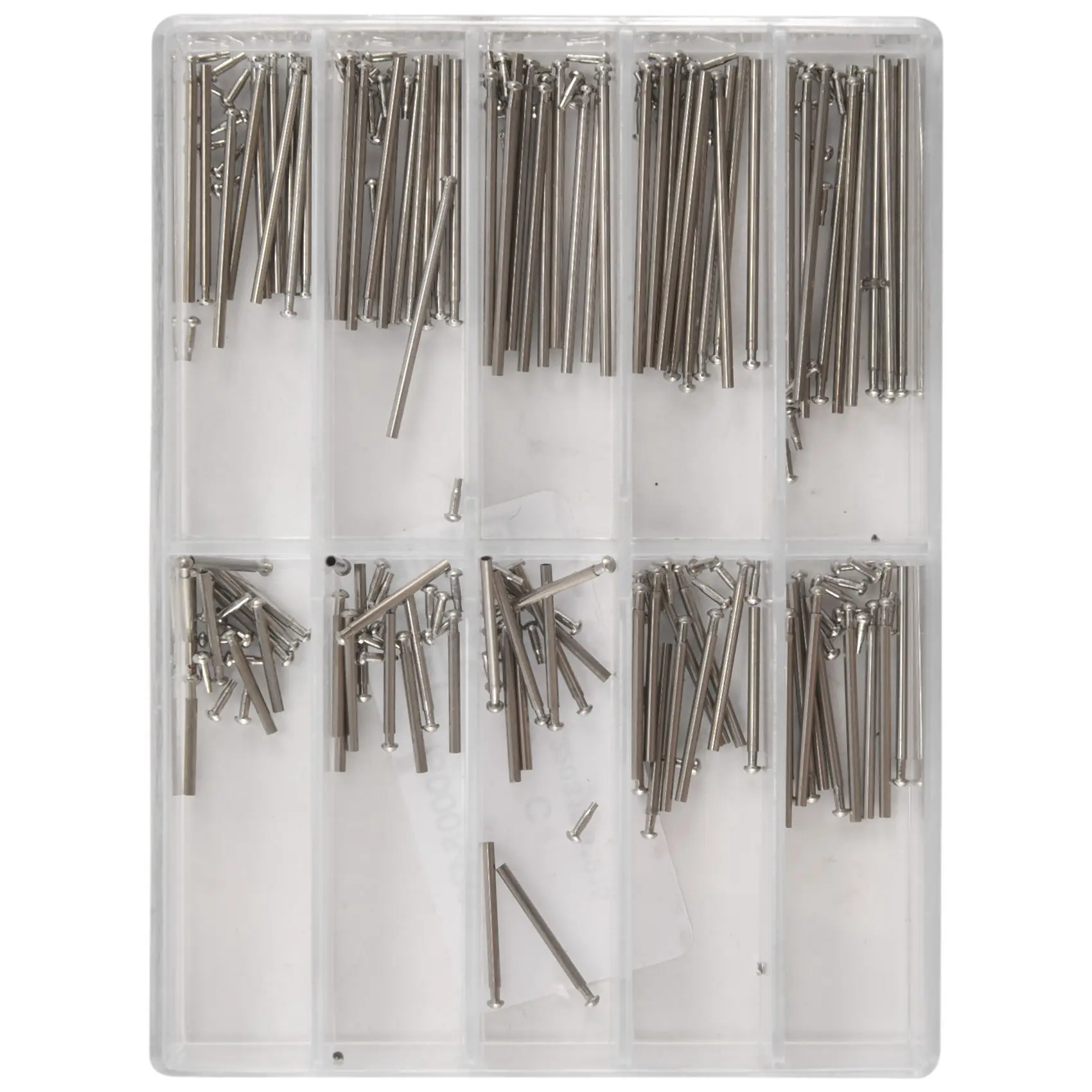 

Tube Friction Pin Pressure Bars Pins & Rivet Ends For Watch Band Clasp Straps Buckles Bracelets Thickness 1.0Mm 100 Pcs