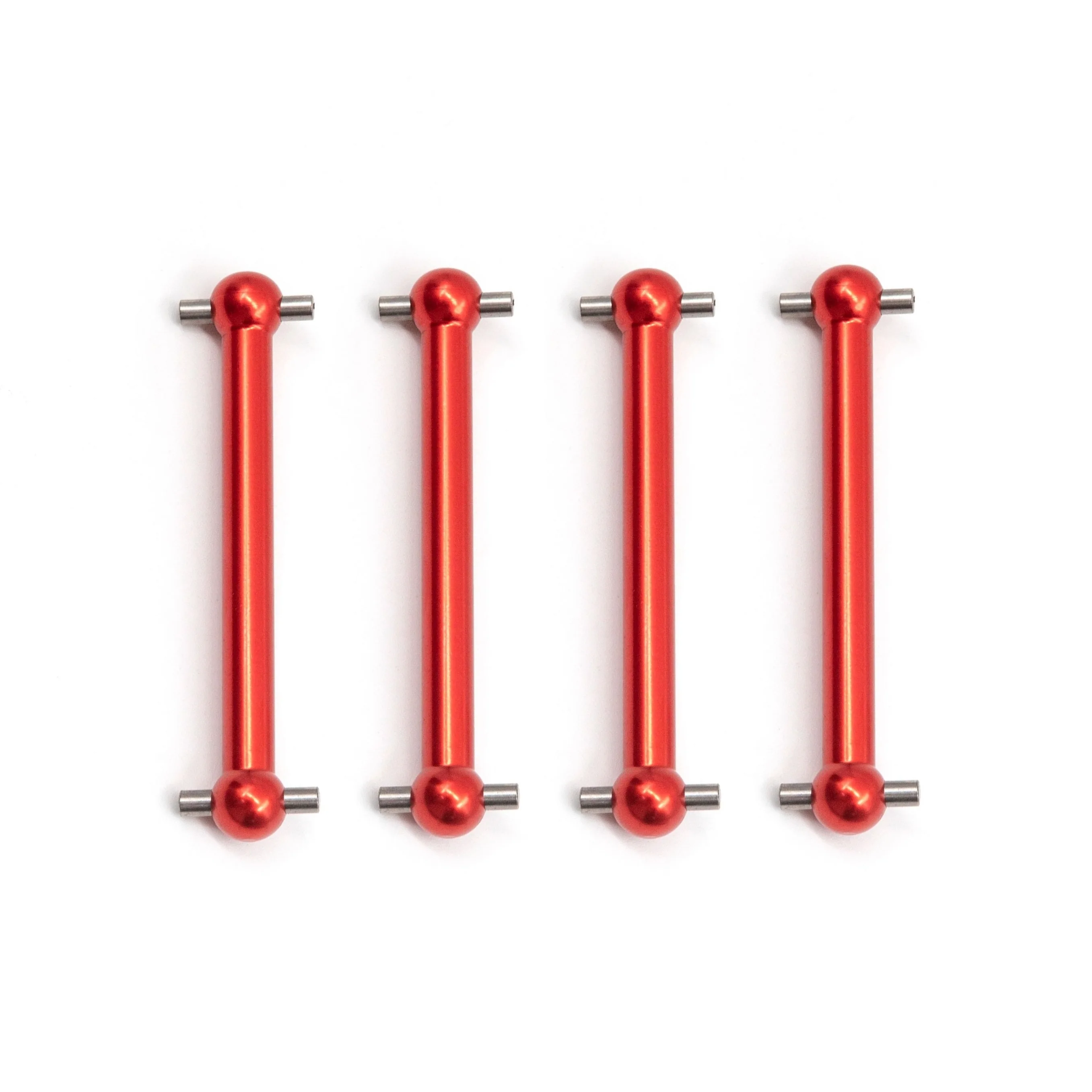 4Pcs Metal Universal Drive Shaft Driveshaft CVD Dogbone for Tamiya TT02B TT-02B 1/10 RC Car Upgrades Parts