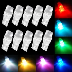 10pcs T10 Led Bulbs W5W Ceramic 3D Wedge clearance lamp Canbus Reading Dome Light t10 194 168 LED License plate lamp No errors