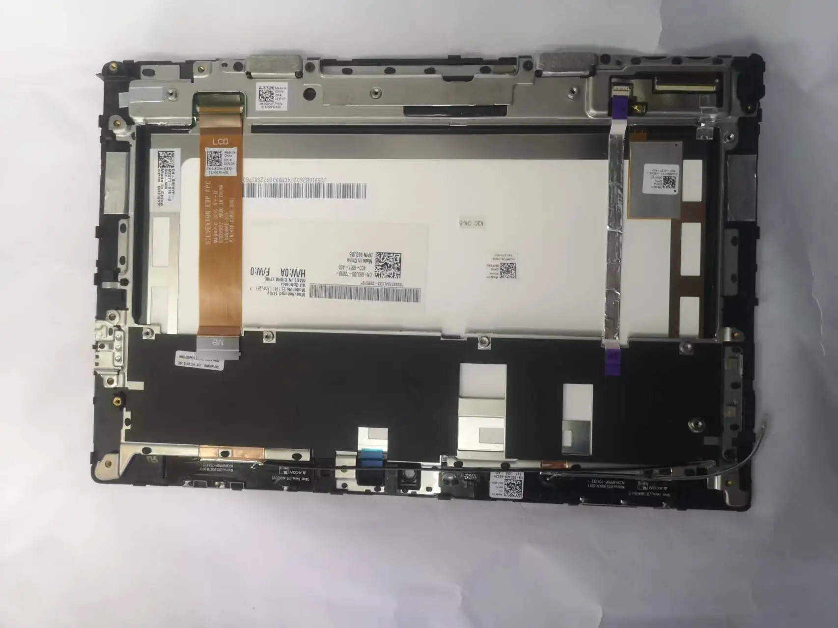 10.1 "1920X1200 الإصدار B101UAN01.7 LCD LED شاشة تعمل باللمس الزجاج محول الأرقام الجمعية لديل المكان 10 برو 5055 5050 مع الإطار