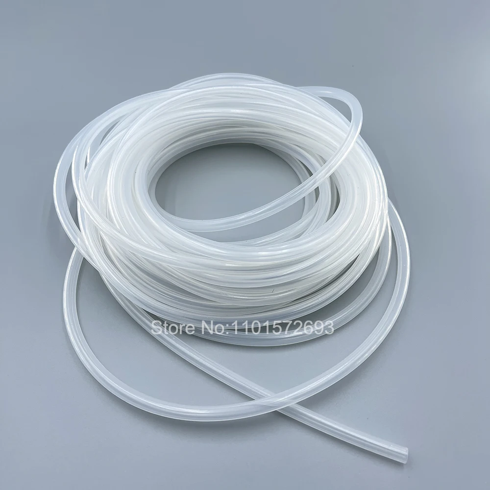 10Meters Soft Ink Hose Tube Silicone Rubber Tubing 4X2MM 5X3MM 6X4MM for Ink Pump/Cap Top/Printhead/Syring Roland Mutoh Xuli