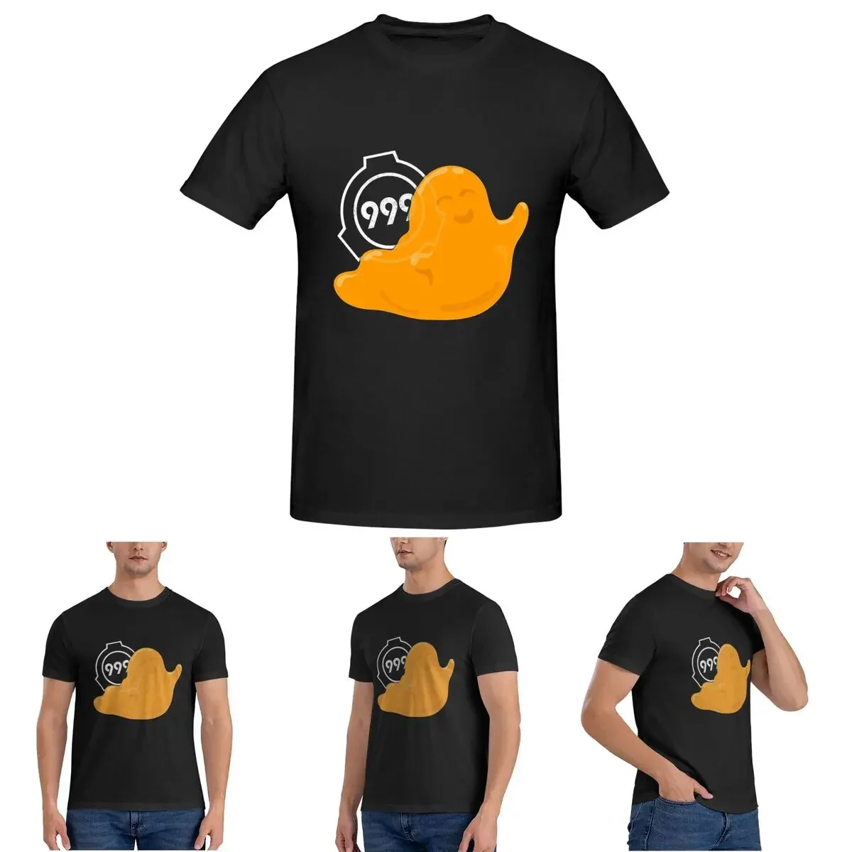 

SCP 999 The Tickle Monster T-Shirt for Men Cotton Oversized T Shirts Men's Tees Short Crew Neck Summer Clothes Tops S-6XL