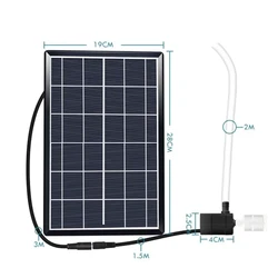 Bomba de agua solar 12V sumergible para peceras: circulación y oxígeno