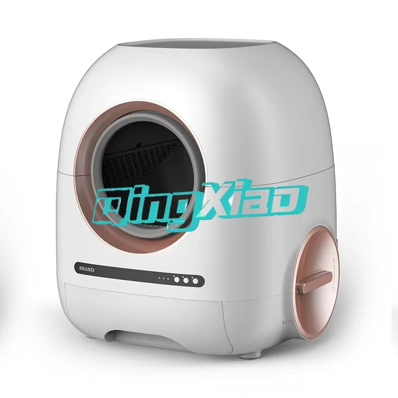 

Self Cleaning Litter Box Extra Large Automatic Sand Refill One Key Sweep Anti Splash Enclosed Cat Toilet Odor Control APP Remote