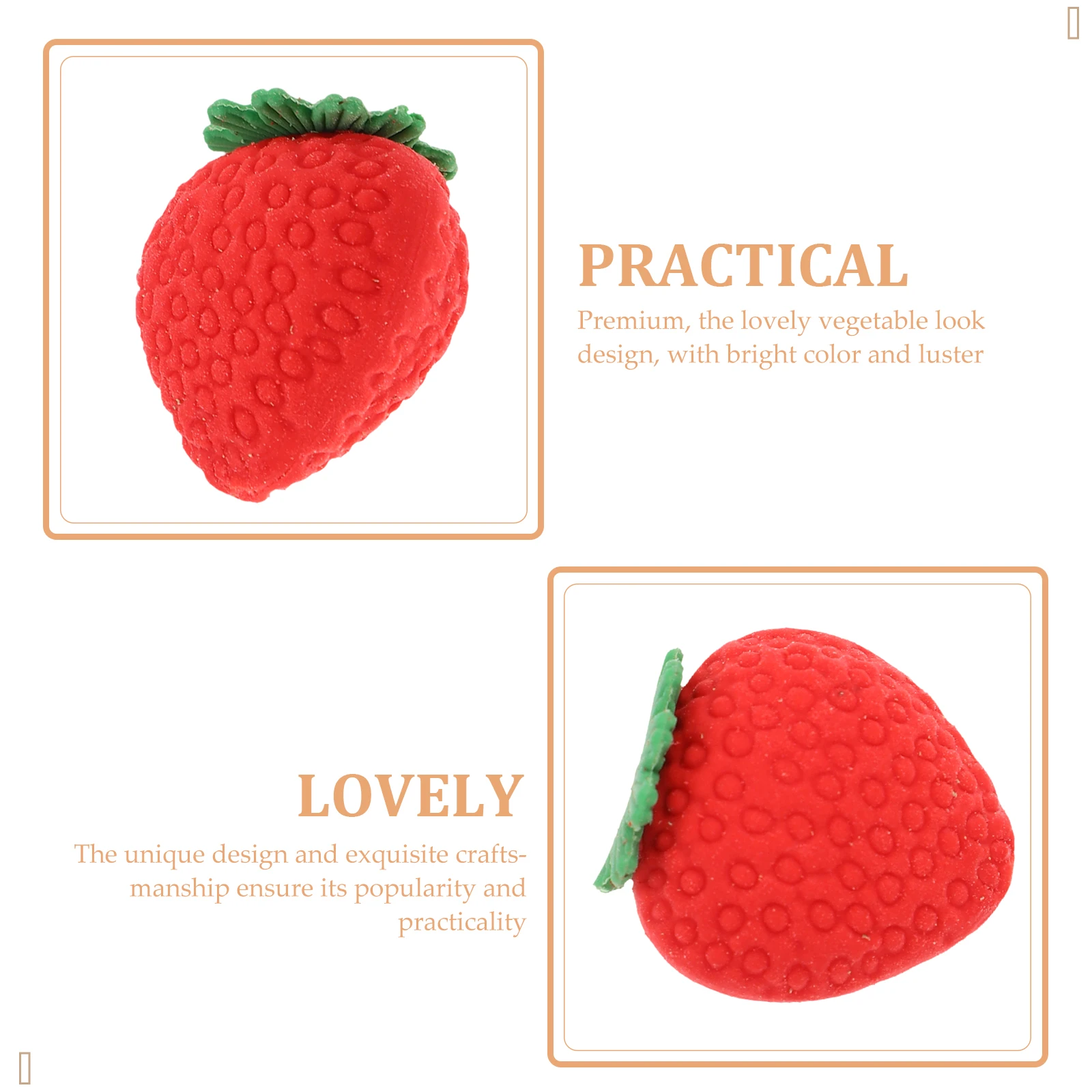 40 個イチゴ型ミニ消しゴム耐摩耗性学用品日常使用オフィスアクセサリー学生ギフト教室